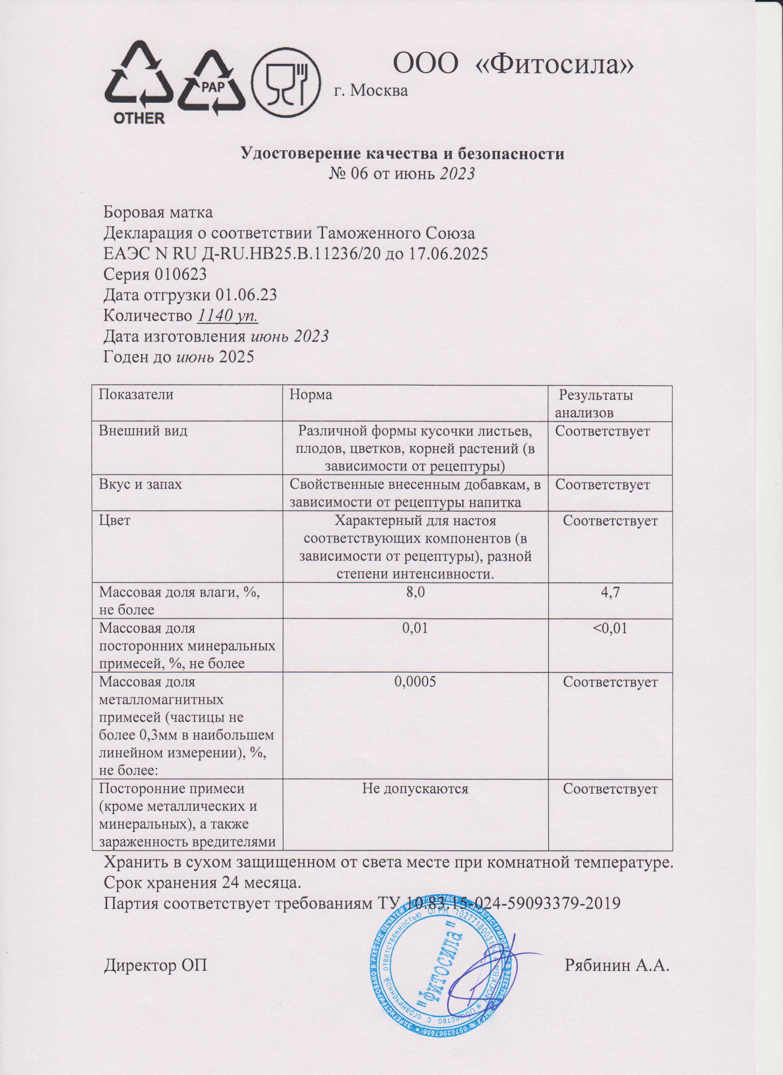 Паспорт №010623